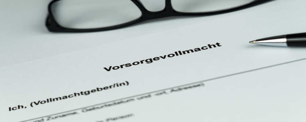 Vorsorgevollmacht vom Rechtsanwalt
